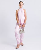 Evie High Bow Halter Neck Top