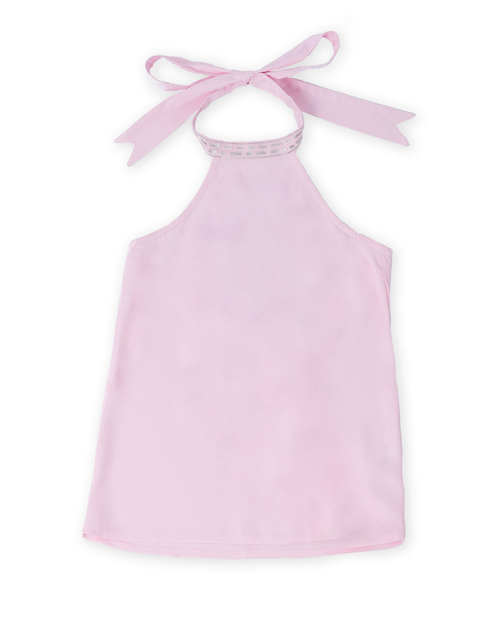 Evie High Bow Halter Neck Top