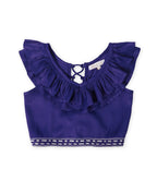 Sia Frilled V-Neck Tie Back Top