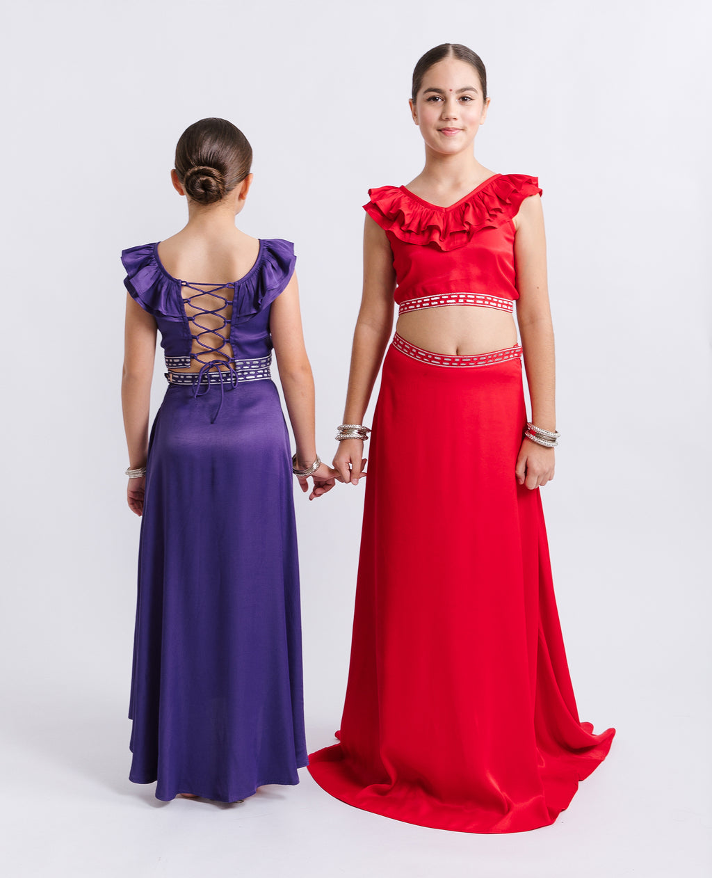 Sia Frilled V-Neck Tie Back Top